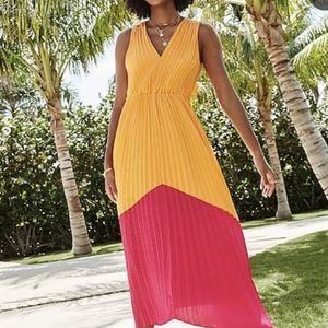 Express Pleated Maxi Dress